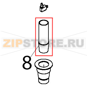 Tubo tp a misura Teikos TS603 Tubo tp a misura Teikos TS603Запчасть на деталировке под номером: 8
