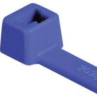 Стяжки кабельные 100 мм, синие, 100 шт HellermannTyton T18R-PA66-BU-C1