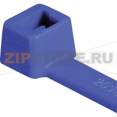 Стяжки кабельные 100 мм, синие, 100 шт HellermannTyton T18R-PA66-BU-C1 