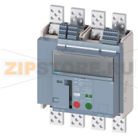 fixed-mounted sw. disconnector frame 1600; with RTC and 4AUX Icu=55kA @ 415V, 4-pole, right SD100; In=800A without overload protection w/o short-circuit protection straight bus connector extended Siemens 3VA2780-1.A25-....