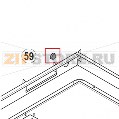Socket Hobart UXT-10A                                     Socket Hobart UXT-10AЗапчасть на сборочном чертеже под номером: 59Название запчасти на немецком языке языке: Socket Hobart UXT-10A