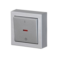 Выключатель двухполюсный, монтаж: накладной, алюминий ABB 2TKA00001842