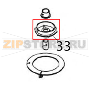 Ghiera inox Ø: 60, con anello inox, Ø: 50 Vortmax DDM 660 Ghiera inox Ø: 60, con anello inox, Ø: 50 Vortmax DDM 660Запчасть на деталировке под номером: 33