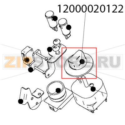 Ручка терморегулятора Abat МКК-300-01 Ручка терморегулятора Abat МКК-300-01Запчасть на деталировке под номером: 12000020122