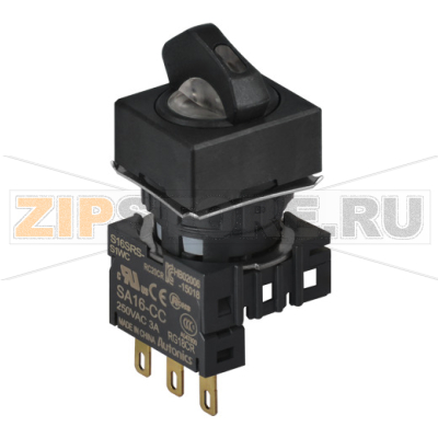 Переключатель селекторный, Ø отверстия: 16 мм Autonics S16SRS-S5WC 