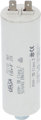 CAPACITOR 18 MF 400/450V 