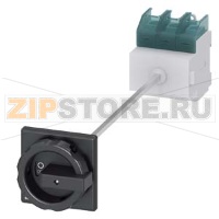 ГЛАВНЫЙ УПРАВЛЯЮЩИЙ ПЕРЕКЛЮЧАТЕЛЬ 3 ПОЛЮСА IU=100, P/AC-23A AT 400V=37KW МОНТАЖНОЕ ОСНОВАНИЕ МОНТ. РЕЙКА /МОНТАЖ ПОСР. 2 ОТВЕРСТИЙ ПОВОРОТНЫЙ ИСП. МЕХАНИЗМ ЧЕРН. Siemens 3LD2714-0TK51