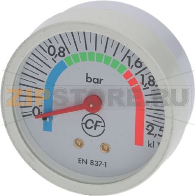 МАНОМЕТР БОЙЛЕРА Ø 57 ММ 0÷2,5 БАР 