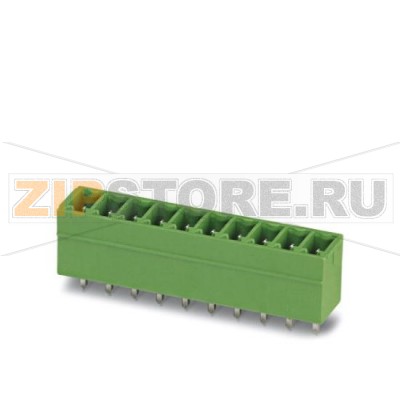 Ответная часть разъема Phoenix Contact MCV 1,5/ 5-G-3,5 AU Номинальный ток: 8 А, Полюсов: 5, Размер шага: 3,5 мм, Цвет: зеленый, Поверхность контакта: Золото.Минимальный заказ: 50 шт.Упаковка: 50 шт.
