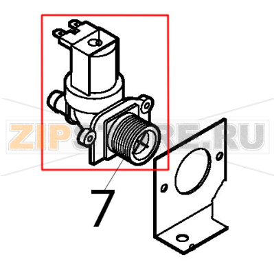 Electric valve Silanos E1000 Electric valve Silanos E1000Запчасть на деталировке под номером: 7