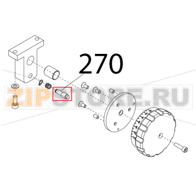 Piolino cricchetto LX Sirman Anniversario 300 Piolino cricchetto LX Sirman Anniversario 300Запчасть на деталировке под номером: 270