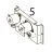 Ribbon motor ass'y Toshiba TEC B-SX4T-GS10-QQ-CCS
