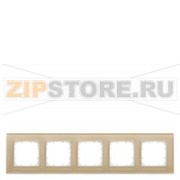 DELTA MIRO РАМКА 5-МЕСТН. СТЕКЛО ARENA Siemens 5TG1205-4