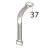 LED PC Board cable Toshiba TEC B-SX4T-GS20-QM-R
