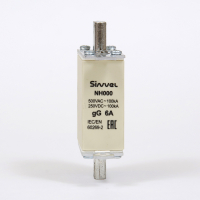 Предохранитель с бойком 6 A, габарит 000, gG Sinvel FNH000S-6