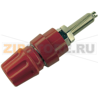 Зажим полюсный 63 А, красный, 1 шт Hirschmann PKNI 20 B 