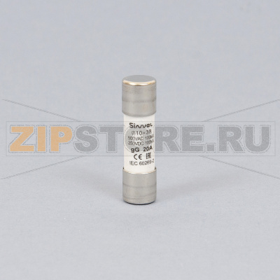 Вставка плавкая 20 А, gG, 10x38 мм Sinvel SV1038-20 