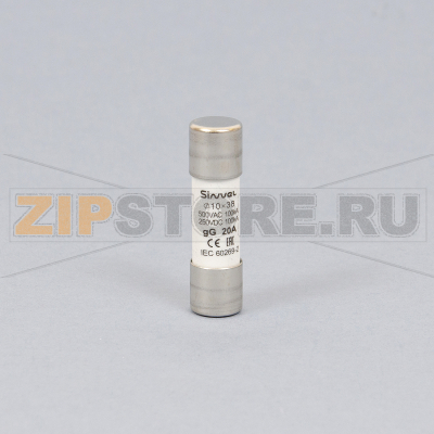 Вставка плавкая 20 А, gG, 10x38 мм Sinvel SV1038-20 