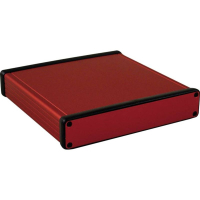 Корпус алюминиевый 160x165x30.5 мм, красный, 1 шт Hammond 1455R1601RD