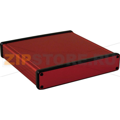 Корпус алюминиевый 160x165x30.5 мм, красный, 1 шт Hammond 1455R1601RD 