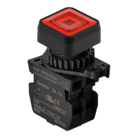 Выключатель кнопочный, Ø отверстия: 22/25 мм Autonics S2PRS-P3RAD