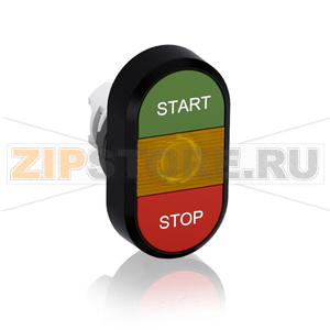 Кнопка двойная, MPD4-11Y ABB 1SFA611133R1103 