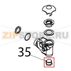 Plug 1 &quot;M&quot; Angelo Po BX101E Plug 1 "M" Angelo Po BX101EЗапчасть на деталировке под номером: 35