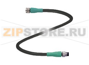 Кабель датчика-исполнительного устройства Connection cable V3-GM-BK1,5M-PUR-U-V3-GM Pepperl+Fuchs Описание оборудованияConnection cable, M8 to M8, 3-pin, PUR cable