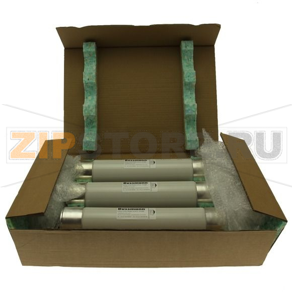 Предохранитель двигателя, 400 A, AC 3.6 kV, 50 кА, 76x359 мм Eaton 3.6KV 400Amp 3" 'A' Motorstart 