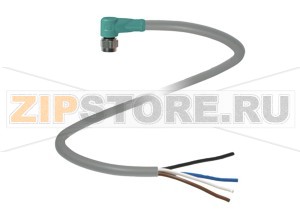 Кабель датчика-исполнительного устройства Female connector V31-WMV4A-BK15M-PVC-U Pepperl+Fuchs Описание оборудованияFemale cordset, Stainless steel