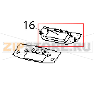 Display board Hurakan HKN-HBH850 Display board Hurakan HKN-HBH850Запчасть на деталировке под номером: 16