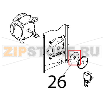 Guarnizione portamotore stamp. Unox XVC 104 Guarnizione portamotore stamp. Unox XVC 104Запчасть на деталировке под номером: 26