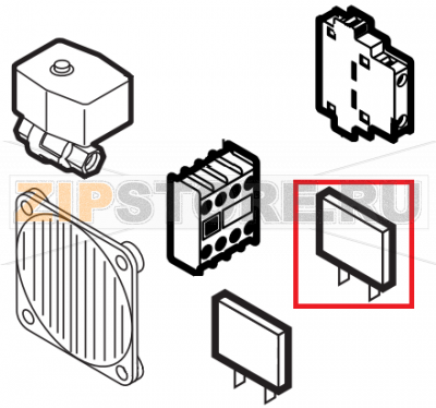 Surge suppressor Lainox NAEB101R   Surge suppressor Lainox NAEB101RЗапчасть на сборочном чертеже под номером: 67Название запчасти на английском&nbsp;языке: Surge suppressor Lainox NAEB101R
