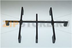 GRIGLIA NERA DUE FUOCHI APHROD 