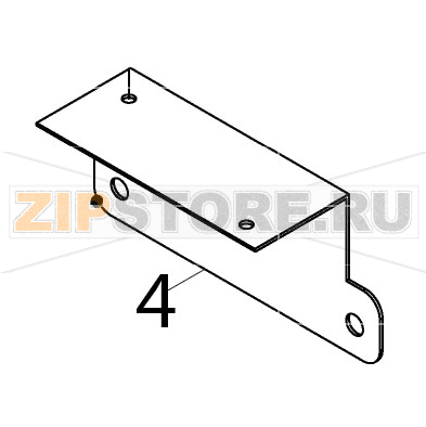 Plate - box Hoshizaki IM-65NE Plate - box Hoshizaki IM-65NEЗапчасть на деталировке под номером: 4