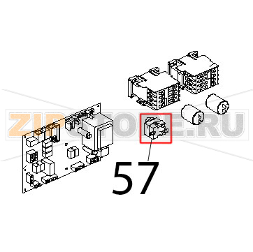 Termostato sic. and unipol. 330 °C, Ty95H, L=1300 mm Unox XVC 204 Termostato sic. and unipol. 330 °C, Ty95H, L=1300 mm Unox XVC 204Запчасть на деталировке под номером: 57
