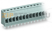 Клемма на печатную плату; 2,5 мм; Шаг контактов 5 мм; 8-пол.; CAGE CLAMP®; 2,50 mm; серые Wago 740-108