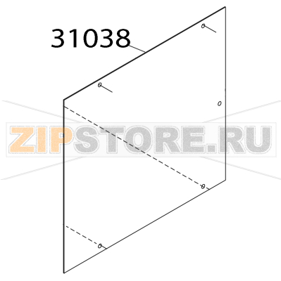Panel, left side Zebra 105SE Panel, left side Zebra 105SEЗапчасть на деталировке под номером: 31038