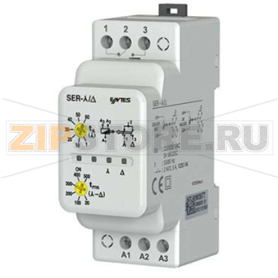 Реле времени 230 В/AC, 1-60 с Entes SER-YU 