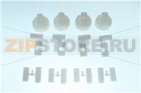 KNOBS KIT 4Pcs GAS WHITE