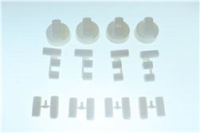 KNOBS KIT 4Pcs GAS WHITE