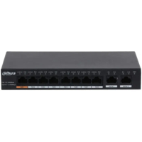 Коммутатор неуправляемый, 10 портов Dahua DH-PFS3010-8GT-96-V2