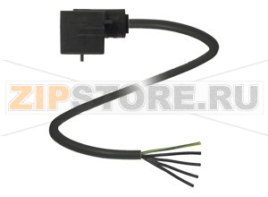 Разъём клапанов Valve Connector Cordset VMA-3+P/L1-10M-PUR Pepperl+Fuchs Описание оборудованияValve connector, Form A, 3+PE, LED, PUR cable