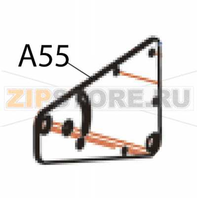 Right-up plate Godex EZ-6200 plus Right-up plate Godex EZ-6200 plusЗапчасть на деталировке под номером: A-55Название запчасти Godex на английском языке: Right-up plate EZ-6200 plus.