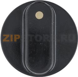 KNOB STAR TYPE BLACK ø 38 mm 