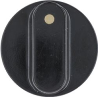 KNOB STAR TYPE BLACK ø 38 mm