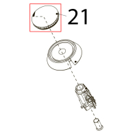 Burner cover 5.5 KW Tecnoinox PC105G7