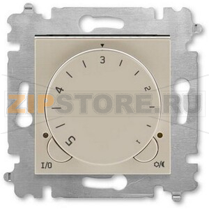 Терморегулятор с поворотной ручкой, кофе макиато/белый ABB 2CHH920003A6018 