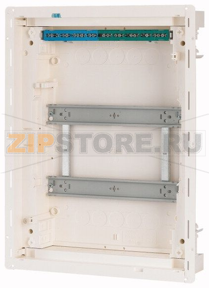 Панель распределительная, 2-рядная, дверь из стали плоская Eaton KLV-24HWS-F 