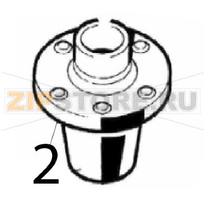 Hub Angelo Po C165D Hub Angelo Po C165DЗапчасть на деталировке под номером: 2